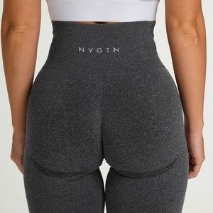 NVGTN Black Speckle Curve Leggings M